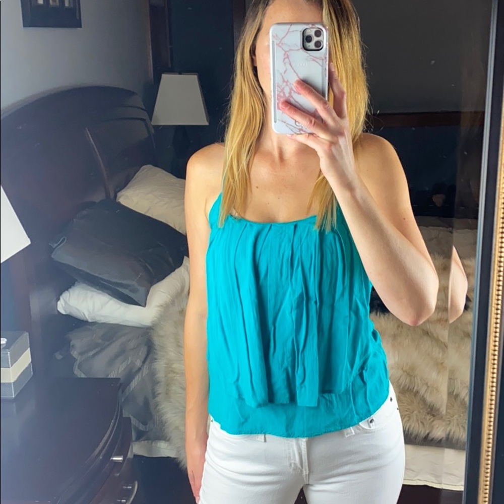 Kanvas Turquoise Adjustable Tank, Small